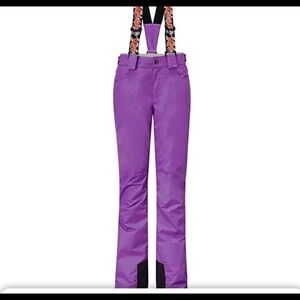 GSOU SNOW Women Ski pants snowboarding Bibs xs
